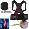 Hiver Invisible Orthopédique Thérapie Magnétique Dos Soutien Ceinture Posture Correcteur Épaule Colonne Vertébrale Ceinture Corset Lisseur Brace 220601