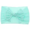 Cravates de maternité pour bébés, enfants européens et américains super doux bébé en nylon arc élastique large bandeau mignon princesse cheveux accessoires