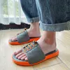 Wote Men Summer Slippers Beach SlidesパーソナライズされたフリップフロップサンダルのトレンドアンチスリップシューズホームスリッパマンビッグサイズJ220716