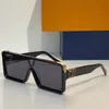 Herren-Sonnenbrille Z1258E Millionaire Luxury Edition, quadratisch, dicker Acetatrahmen, schwarze Herren-Sonnenbrille, Sommer, Strandurlaub, UV400, hochwertige Brille