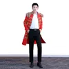 Men Glitter Embellished stage wear male Nightclub performance clothing classical Costume Singers Cosplay outfit