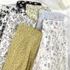 7 Colori Gonne Donna Dolce Estate Retro Donna Harajuku Studente Ins Aline Basic Floral Arrivo Vacanza Soft Faldas Midi 220701