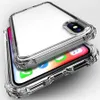 Coque de protection arrière en Silicone TPU, étui Transparent résistant aux chocs pour iPhone 11 12 13 14 Pro Max X Xr Xs Max 8 7 6s Plus