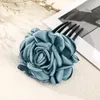 13cm French Brides Hair Combs Vintage Wedding Flower Women Hairpins For Girls Fashion Ponytail Hair Accessories