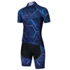 2024 Summer Dark Blue Pro Cycling Jersey Set Breattable Team Racing Sport Bicycle Sats Mens Road Cykel Korta cykelkläder A21