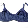 Beauwear Plus Size 36-48 Big Cup D E Cup Unlined Brain Bra Women Basic Underwearフルカバーアンダーワイヤー支援BH 220513