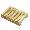 Porte-savon en bois de bambou naturel plaque porte-plateau boîte étui douche lavage des mains porte-savons RRA12979