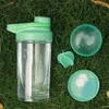 PP Protein Shaker With Storage Box Sports Bottle Drinkware Mixer Plastic Cup 500ml/17oz Tumbler Free Whisk Powder Milk BPA-free