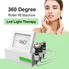 Portátil 360 graus girando RF Rejuvenescimento Facial LED Terapia Máquina de beleza RF Skin Thickening Face Levantamento doméstico Uso de 360 ​​graus RF