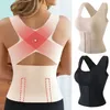 Women's Leggings Women 3in1 Body Shapewear Posture Corrector Underwear Tummy C 220823