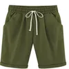 Sommerhose Damenhose Shorts Außenmittelhose Große Größe Damenbekleidung Fett Kurz Damen 8XL Lose Sport Dehnbare Baumwolle Gerades Bein Atmungsaktive Sweatshorts