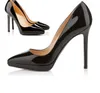 Chaussures de luxe pour femmes, talons hauts, Rivets scintillants triple bl, 2022