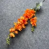 Uma flor falsa de haste longa Delphinium 33 "Length Spring Hyacinth for Wedding Home Decorativa Flores Artificiais