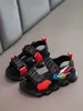 Boys Color Block Hook-and-loop Fastener Sport Sandals SHE