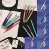 2 in 1 Crystal Touch Screen Pens Gift Ballpoint Pen metal pen Capacitive Stylus JXW376