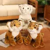 Cm Schöne Tiger Umarmungen Hochwertige Wildtier Plüschpuppen Simulation Gefüllte Stofftiere Für Kinder Baby Geschenke J220704