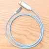 1 m magnetisches Schnelllade-USB-Kabel, fließendes Licht, Handy-Zubehörkabel, LED-Leucht-Mikrofon-Typ-C-Datenkabel