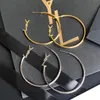 Charm Fashion Womens Big Circle Simple Hollow Out Earrings Hoop Earrings for Woman High Quality gift New style