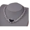 Chokers Mode Choker -Halsketten für Frauen und Männer Designer hochwertiger Herren Silber Pendent Ketten Halsketten Liebhaber Geschenk Hip Hop Jewelry7098005