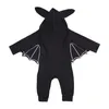 Body gótico para bebé, traje de murciélago personalizado, regalo de ducha, traje divertido de Halloween, mono espeluznante 220402