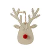 Saiten Elchkupferdrahtlichter für Weihnachtsbaumfenster Dekoration Urlaubsjahr Hängende Faden Hirsch Ornamente LED LED
