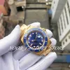 VR Factory Watch Blue Ceramic Bezel Men 18K REGLE REPED GOLD 904L Steel Cal.2836 MOVIETY AUTOMATION 40MM 116618 Super Luminous Dive