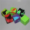 60ml Square cube silicone jars dab wax vaporizer oil rubber container food grade silicon dry herb dabber tool rubber bho box for vape