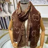 Designer Scarf High-End Soft Thick Fashion Men's And Women's Luxury Scarves Winter 100% Cashmere Unisex Classic Check Big Plaid Shawls