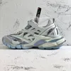 2022 nuova moda donna pista 2 sneaker uomo designer lace up zeppa spessa suola comode scarpe da tennis punta rotonda scarpe da passeggio ASDASDASDAAD
