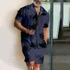 Erkekler Yaz Büyük Boyut Fitness Dış Mekan İki Parça Takım ve Kıyafet Pijamaları Rahat Günlük Yüksek Kalite Setleri Hızlı 220617