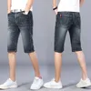 Mäns jeans Herrmode Herrmärke Denim Shorts 2022 Summer Casual Loose Five-Point Classic Stretch Pants Thin Man