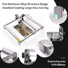 Yazıcılar A5 Pro Lazer Gravor Kesici 40W Masaüstü Metal Ahşap Akrilik Kesme Gravür Makinesi CNC Yönlendirici SPRESPER SPOTPRINTERS ROGE22