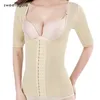 Mulheres Slimming Roupher Arm Shaper Tomme Control Cintura Treinador pós -parto Shapewear Corretor de ombro traseiro Tops 220801