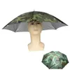 Portable Rain Umbrellas Hat Foldable Outdoor Pesca Sun Shade Waterproof Camping Fishing Headwear Cap Beach Head Hats Accessory