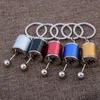 Interior Decorations Keychain Car Speed Gearbox Gear Head Transmission Lever Metal Key Ring Creative Gift Car-styling SouvenirInterior