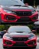 Bilkastare för Civic X FC1 FC2 FC5 20 16-2021 LED Diamond-strålkastare DRL Dynamiska Turn Signal Lamp Accessories Monteringsuppgradering