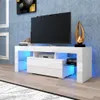 Stand TV di intrattenimento per mobili per la casa statunitense, ampia base TV con armadio leggero a LED305B