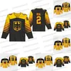 CeoMit Germany 2019 IIHF World Championship Yellow Hockey Jersey Denis Reul Korbinian Holzer Moritz Seider Leon Draisaitl Marco Nowak Stefan Loibl