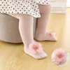 Été nouveau bébé fille collants mignon dentelle fleur arcs doux coton mince maille princesse fille collants enfant en bas âge collants