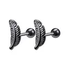 Veer oorknopjes voor vrouwen mannen roestvrij staal schroef oor piercing kraakbeen tragus helix daith earring lichaam sieraden