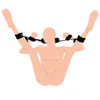 Womens sexyy Lingerie BDSM Bondage Handcuffs Leg Open Restraints Neck Ankle Cuff Straps Erotic Costume Toys