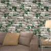 Adesivos de parede ZXQZ 240 Bordado PVC Adesivo de impressão de papel de parede decoração de casa Damask Paper Roll Room de estar quarto