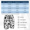 Short homme noir blanc vache imprimé planche motif tendance taches Animal homme confortable plage pantalon court Design grande taille troncs