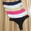 3 peças damas de tamanho grande cunhas femininas g strings Sexy lingerie femme algodão roupas íntimas para feminino sólido tanga mujer m-xxl l220803