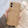 Vintage Lattice Grid Pattern Leather Cases Soft Silicone Frame Texture Shockproof Full Camera Protection Cover For iPhone 13 Mini 12 11 Pro Max XR X XS 6 7 8 Plus SE2