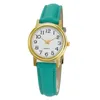 Lätt att läsa 25mm Watch Dial Pu Strap Classic Collection Womens Dress