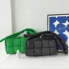 Dokuma Pamuk Kadın Omuz Çantası Tasarımcısı Yastıklı Uzay Crossbody Çantalar Kadın Markaları Pamuk Pad Kare Çanta Moda Çantası 220413