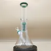 11 Inches Mushroom Hookah Glass Bong Recycler Pipes Water Bongs Smoke Pipe