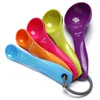 5PC outils de mesure sel huile cuillère belle cuisine Colorworks cuillères à mesurer tasse ustensiles de cuisson ensemble Kit