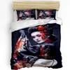 Bedding Sets Japanese Set For Bedroom Bed Home Girl In Traditional Dress And Cultural Patterns Duvet Cover Quilt PillowcaseBedding